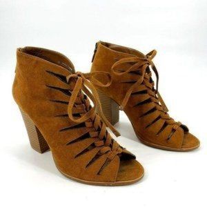 Melrose And Market Women’s  Brown Suede Heels Size 11